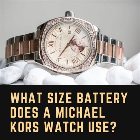 michael kors women's watch battery size|Michael Kors Watch battery list.